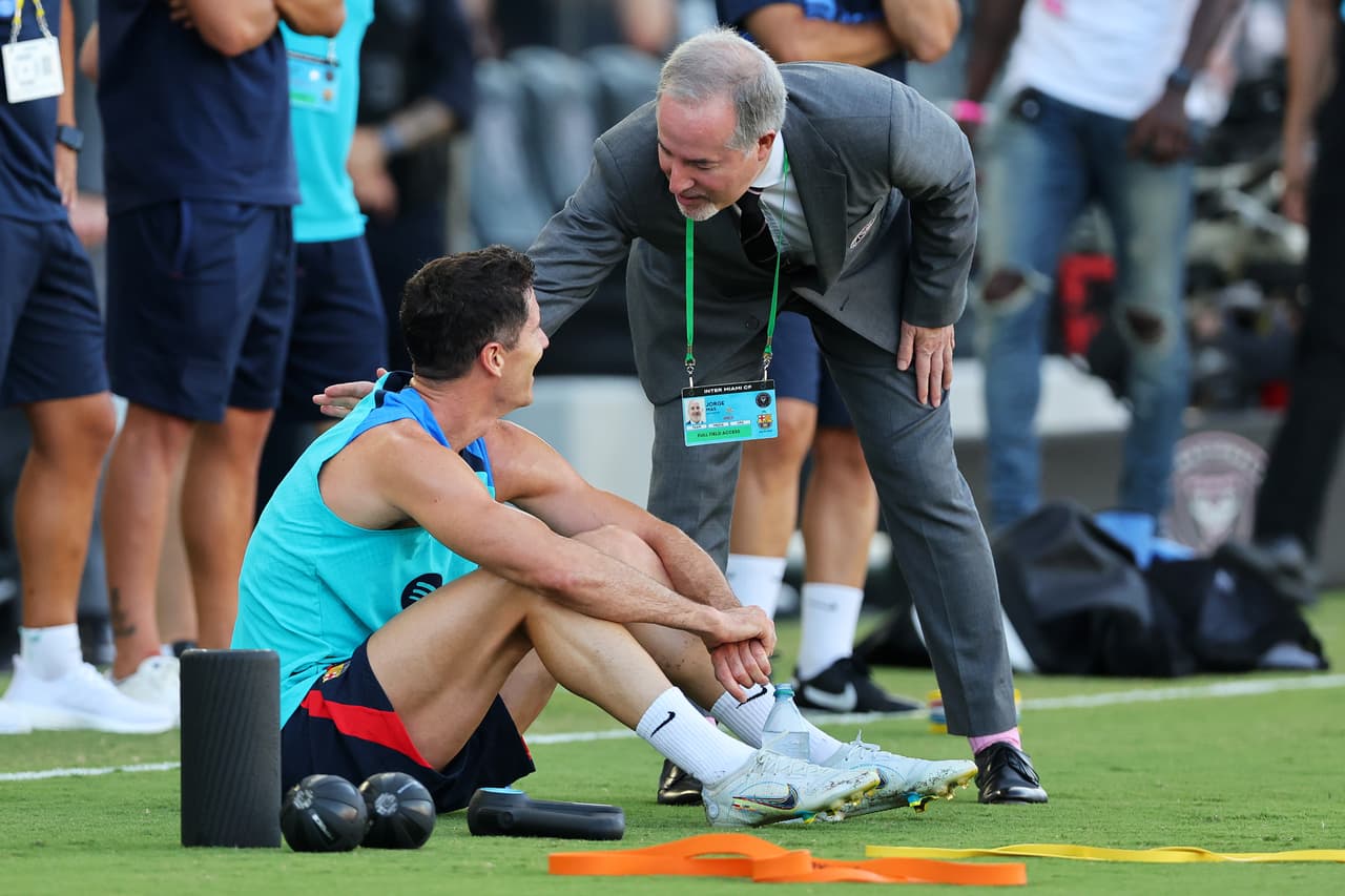 Inter Miami no metió ni las manos ante un Barcelona que se impuso con goles de Aumabeyang, Rapinha, Ansu Fati, Gavi, Depay y Dembélé.