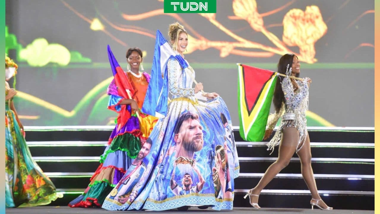 Vestido de Messi genera polémica en Miss Mundo 2026 