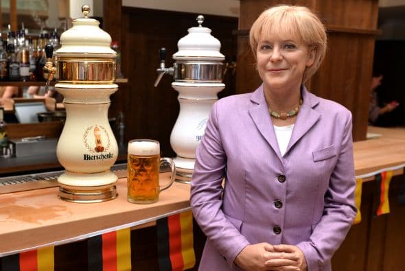 Aquí la de la mujer más poderosa del mundo, Angela Merkel.