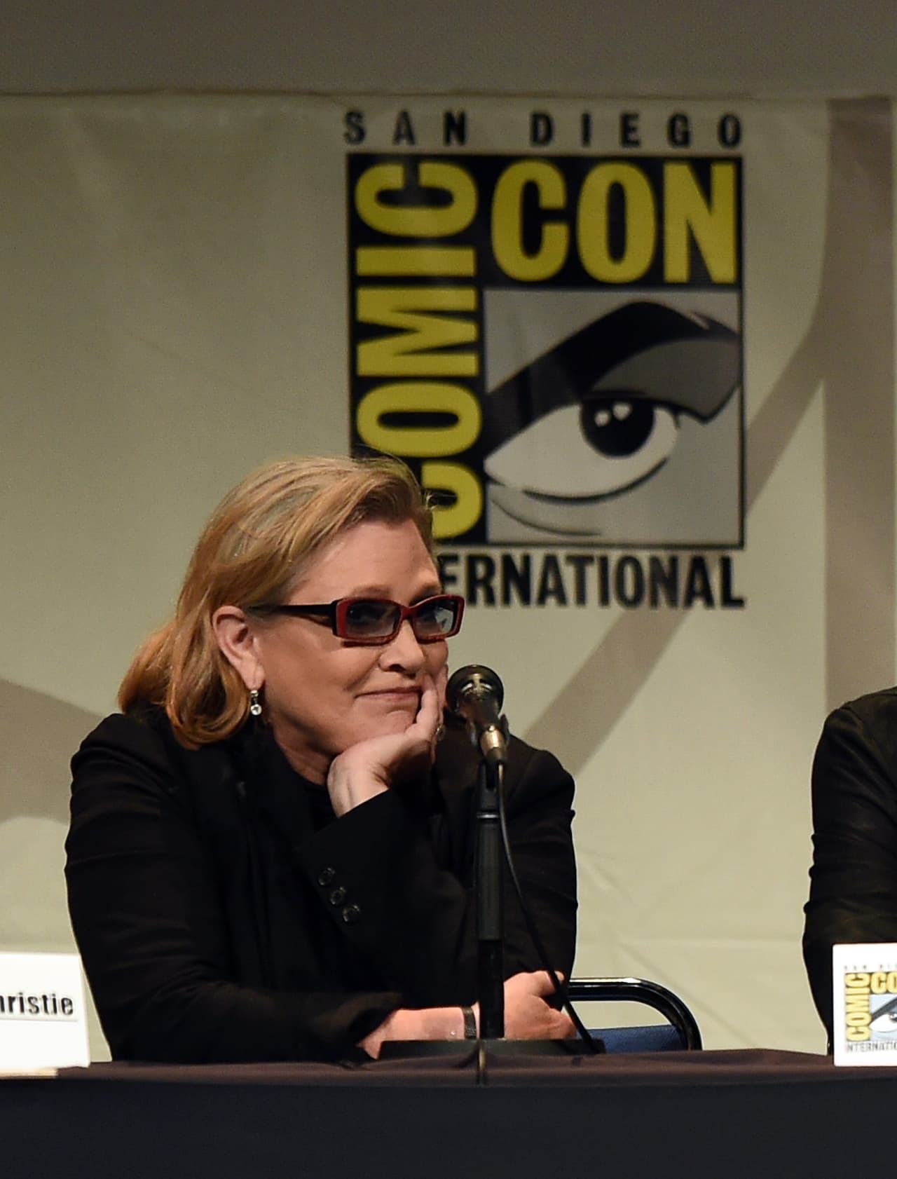 La actriz Carrie Fisher vuelve a la gran pantalla como Princess Leia.