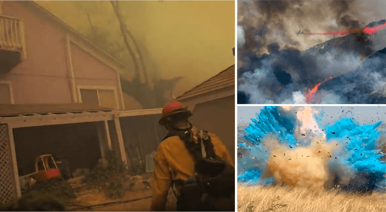 El incendio causado por una fiesta obliga a evacuar a más de 21,000 personas en el sur de California