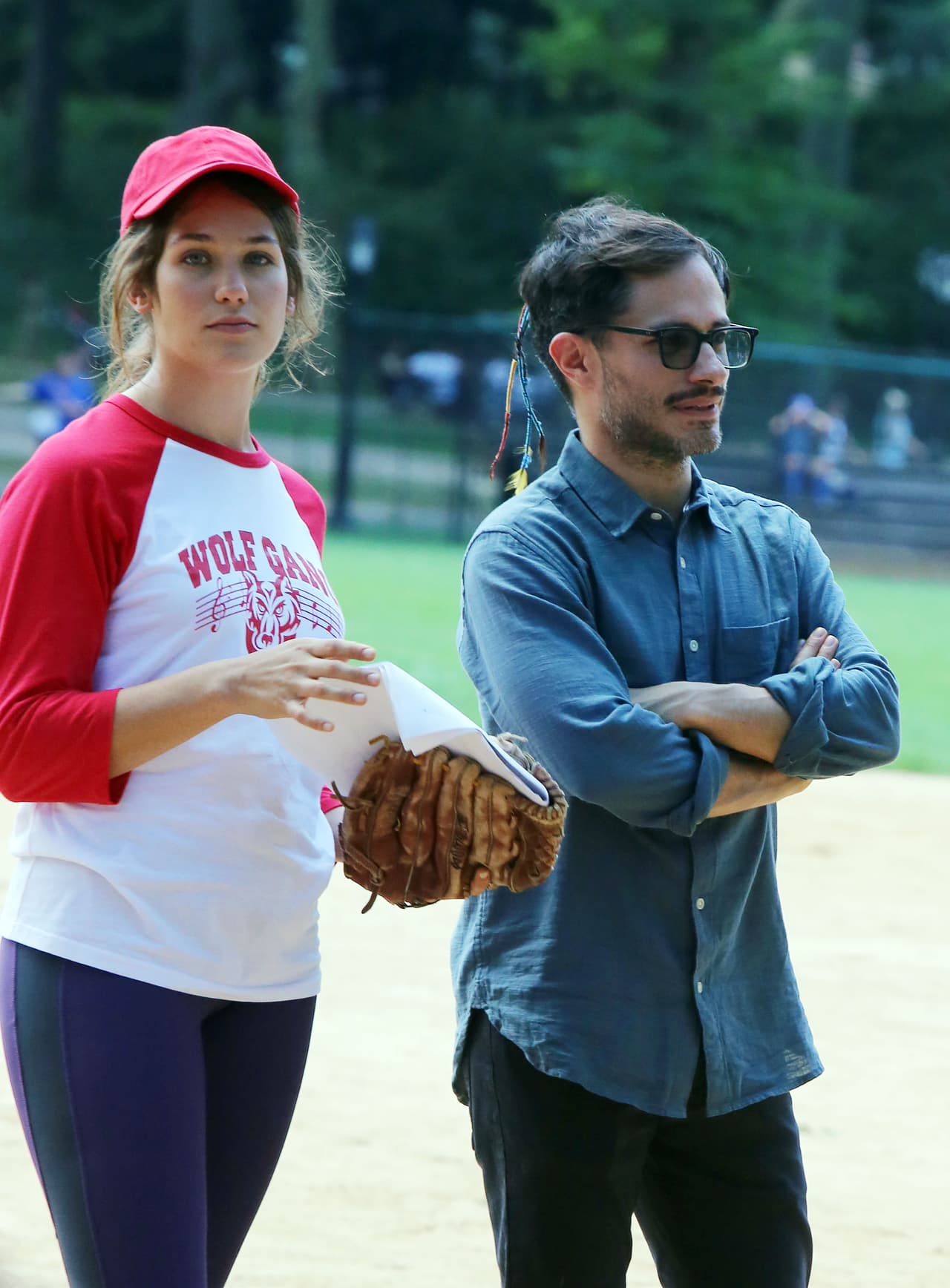 Aprovechando la grabación de su programa, el mexicano se divierte con sus pequeñines.