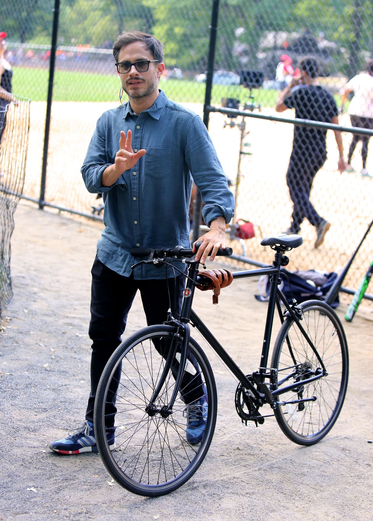 Está grabando la nueva temporada de su programa.