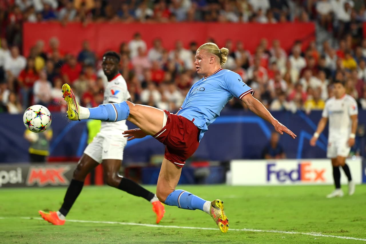 Pero el noruego logró vacunar en la primera parte a los 20 minutos del partido.
<br>