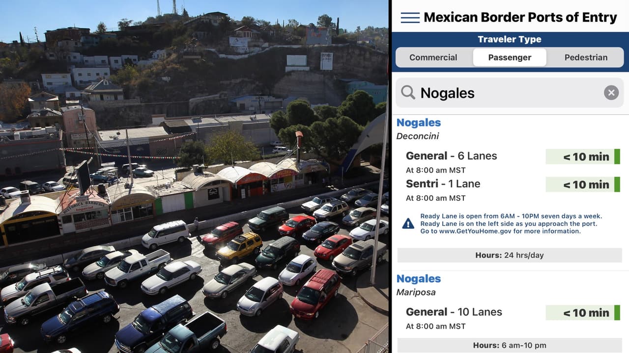 Consulta con esta aplicación los tiempos de espera en los puertos fronterizos