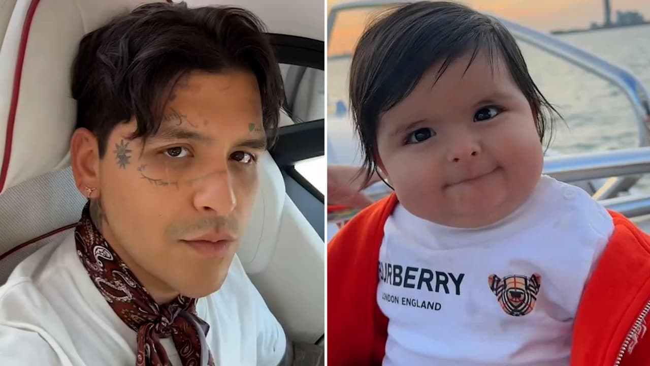 Alerta de ternura: la bebé de Nodal ya manda besos a sus 7 meses (video)