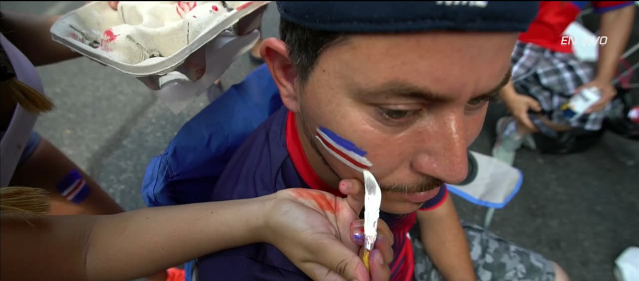 La temperatura en Philadelphia superó los 90F pero eso no detuvo la fiesta de la Copa Oro antes del Costa Rica-Panamá y EEUU-El Salvador.