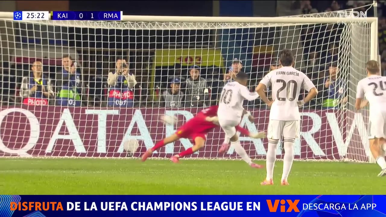 ¡Gol del Real Madrid! Penal sobre Mastantuono y Mbappé marca desde los once pasos