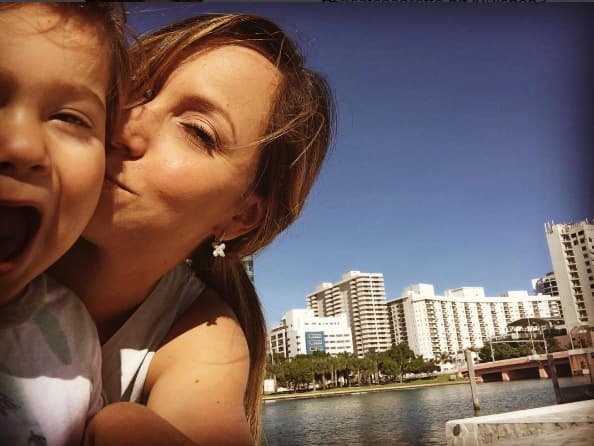 Satcha Pretto: "I love being silly with you! #mylittleman". (Junio 29, 2016)