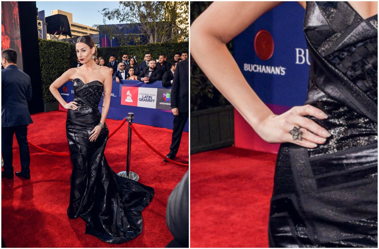 Nasstasja Bolivar llevó las uñas hermosas y en color natural.