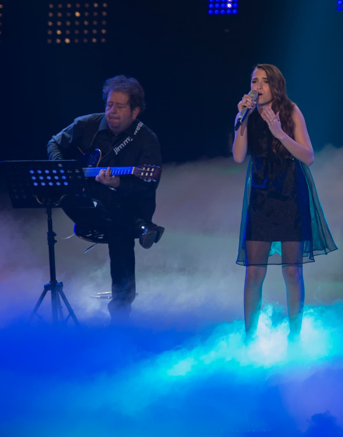 Despúes de dos musicales más, era el turno de Gisela para demostrarle al público el por qué deben votar por ella.