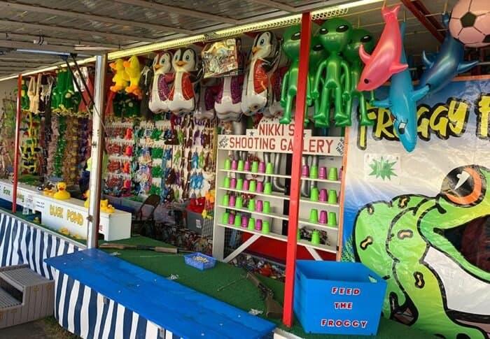 También habrá juegos de carnaval para que trates de ganar premios.