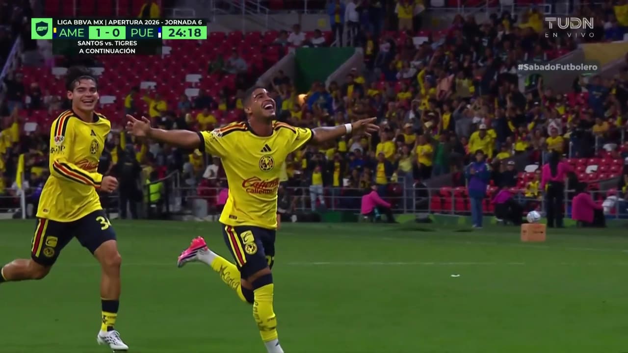 ¡Madre mía el golazo que le acaba de hacer Ícaro al Puebla!