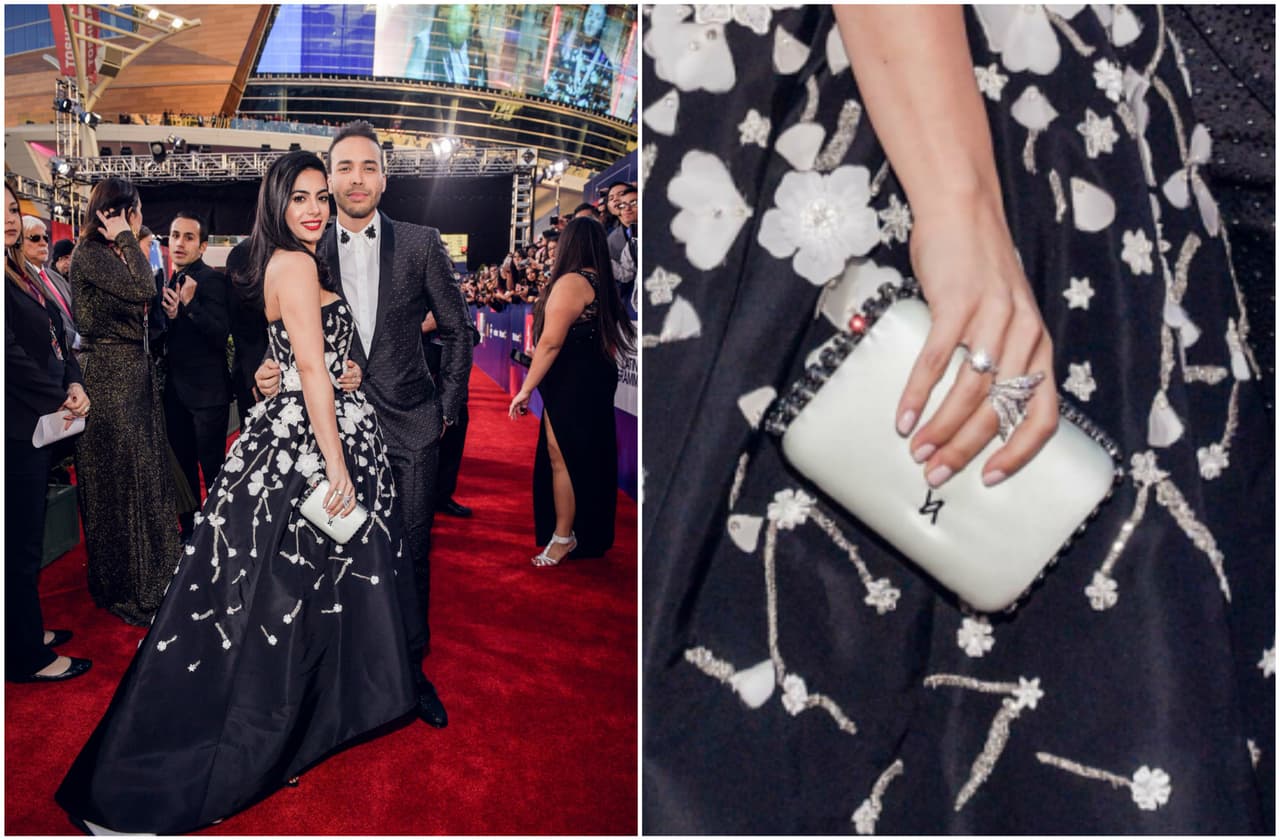 Emeraude de Toubia se veía divina desde el diseño del vestido, el make up y también sus uñas, que aunque son pequeñas, se veían súper cool.