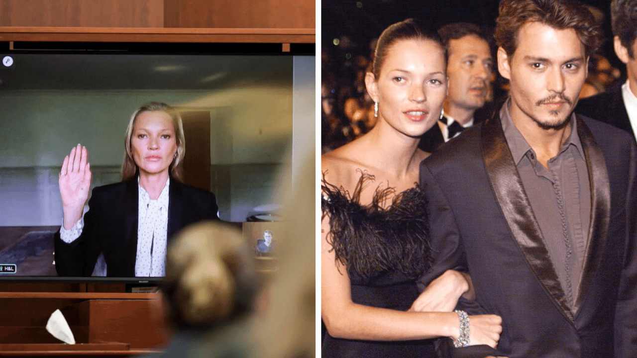 Kate Moss y Johnny Depp