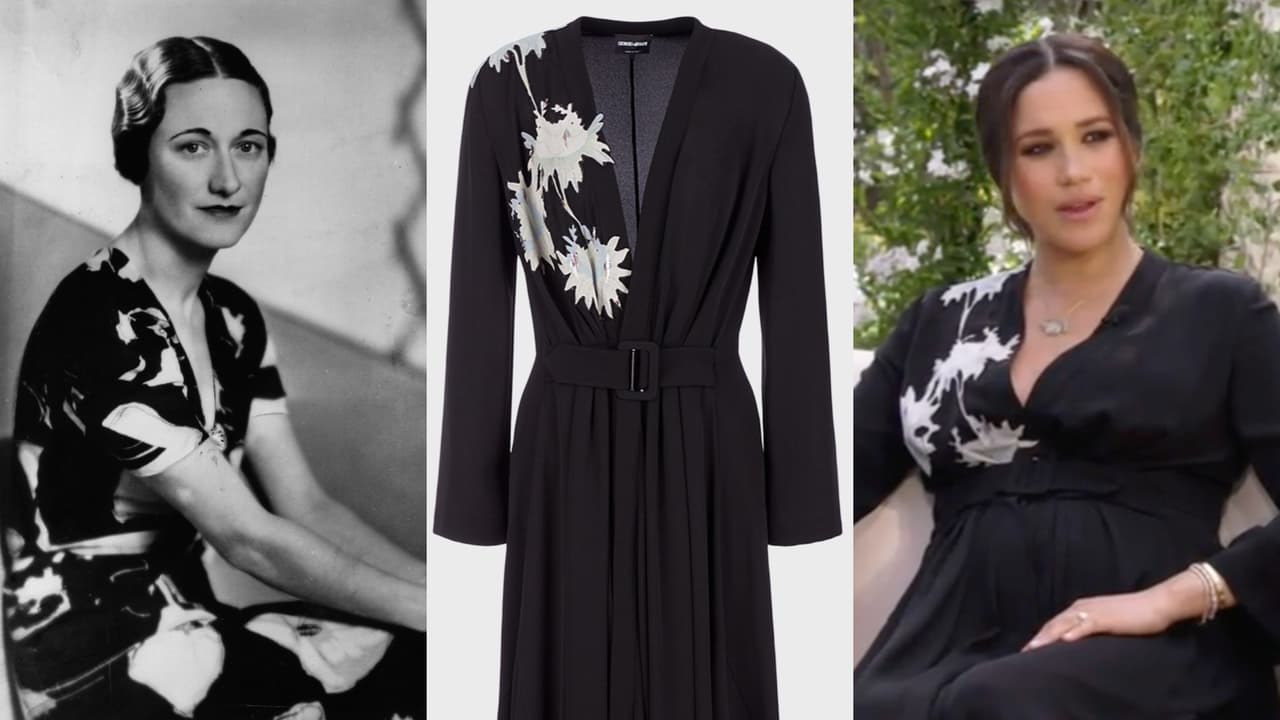 Los mensajes escondidos del look de Meghan en su entrevista con Oprah (y recuerda a Wallis Simpson 😱)