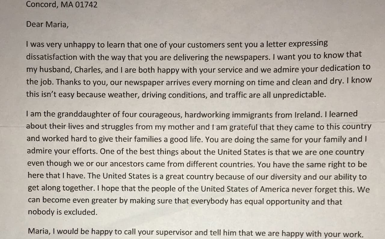 Letters of support flooded in after Ramírez wrote to her customers.