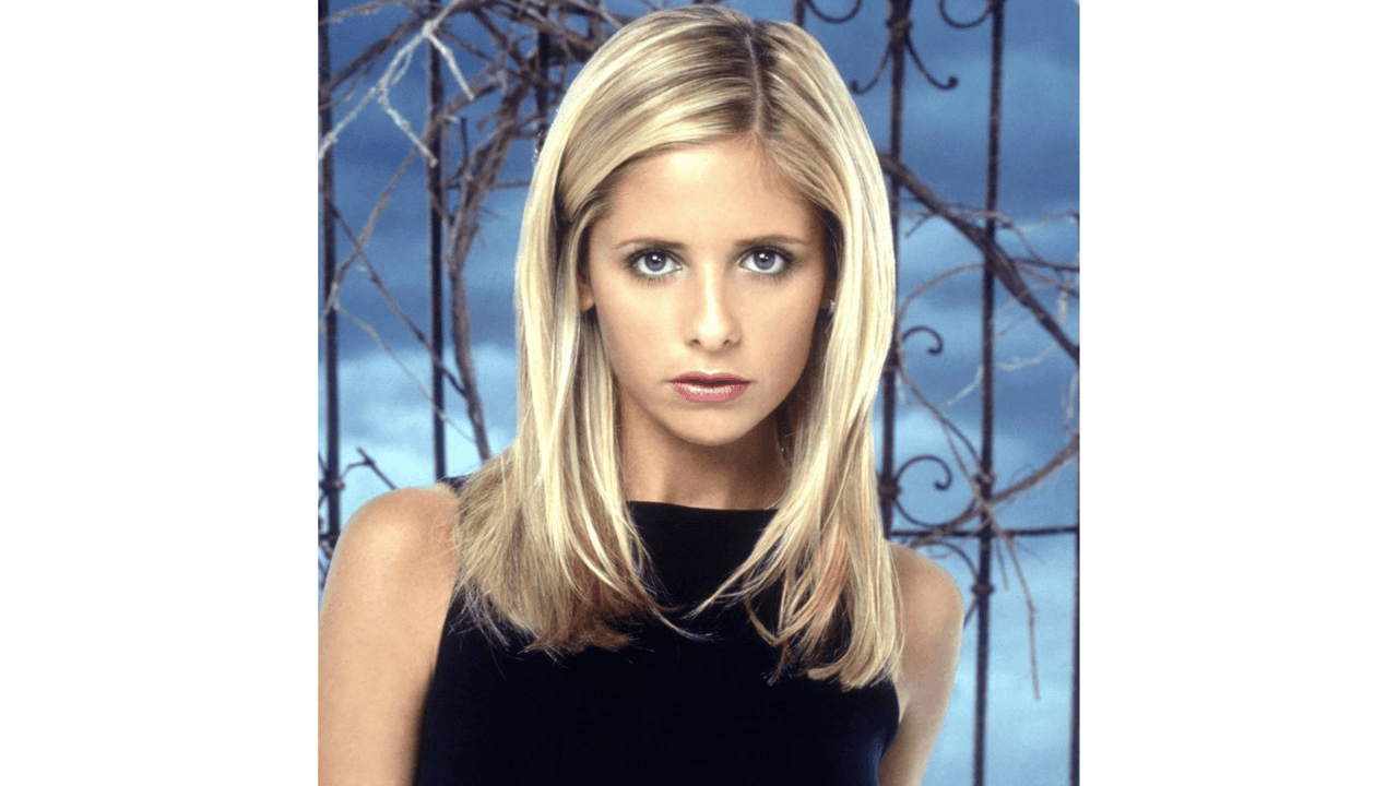 Actriz Sarah Michelle Gellar en 'Buffy la cazavampiros'