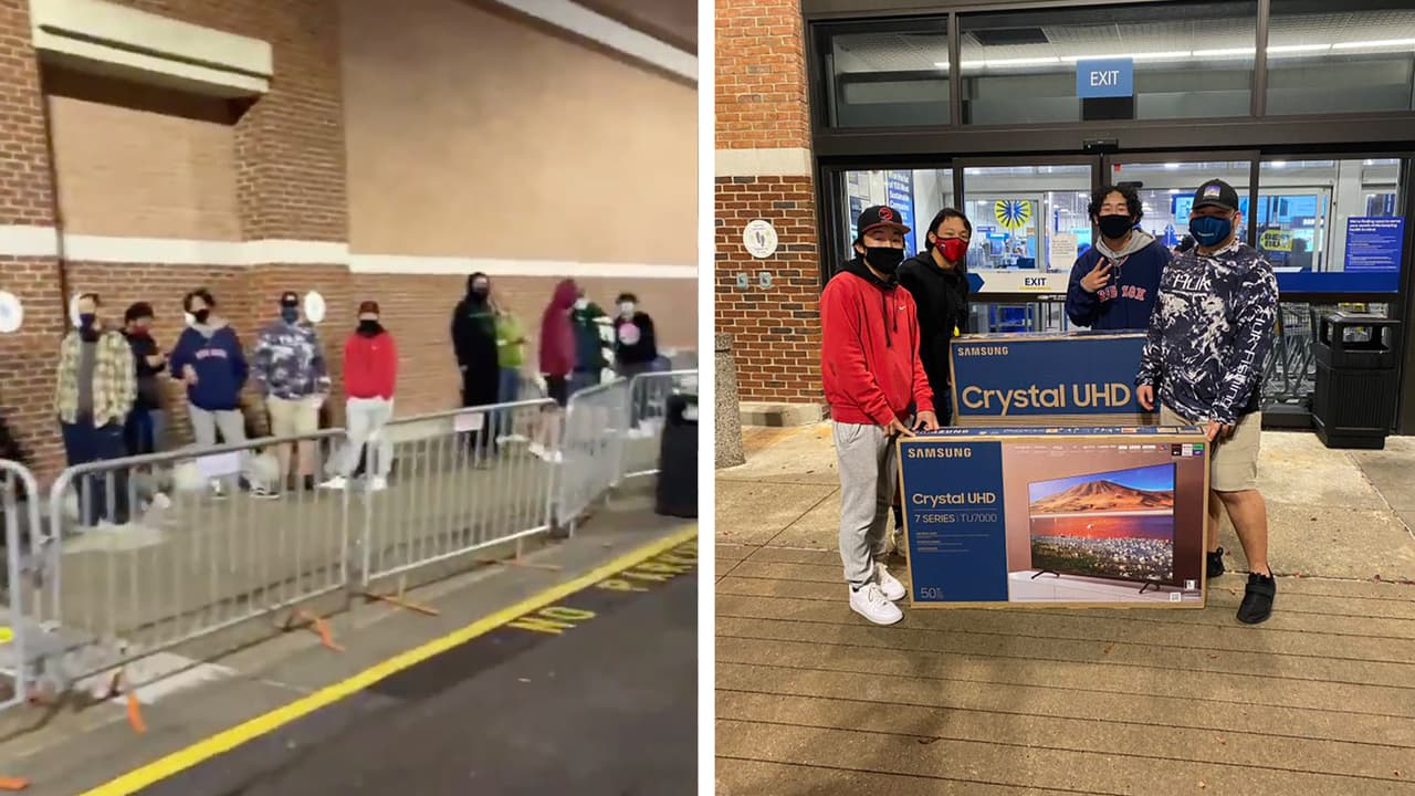 Más de 36 horas en fila, así se viven las compras de Black Friday en Carolina del Norte