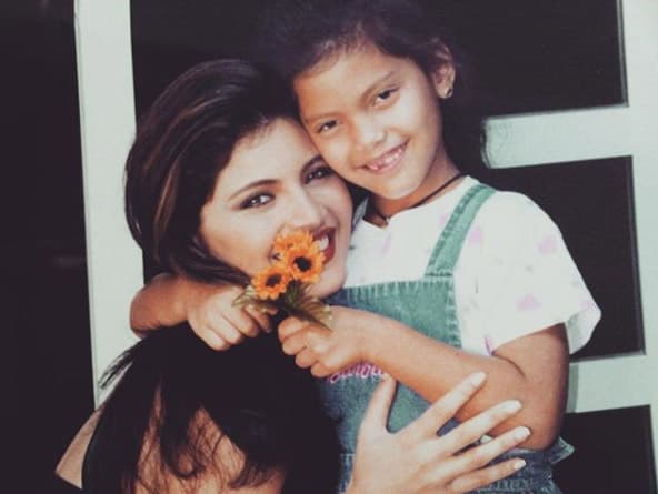 Marielena ha sido un gran apoyo en la vida de la presentadora. Así se veía la hija mayor de Chiquinquirá cuando apenas era una niña.