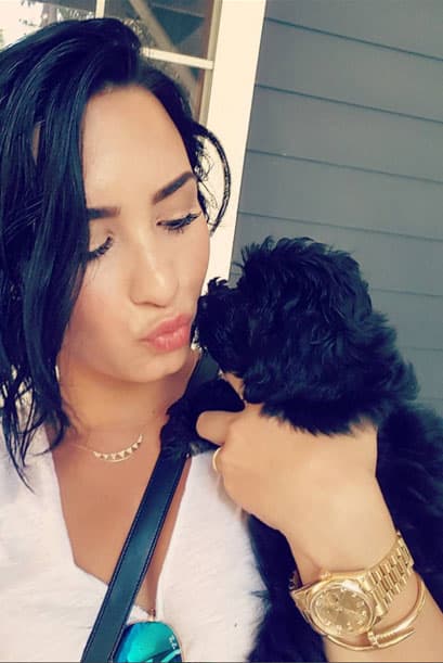 Entendemos que el perrito las enloquezca, pero seguramente las 'fashionistas' le echaron el ojo a ese espectacular reloj.