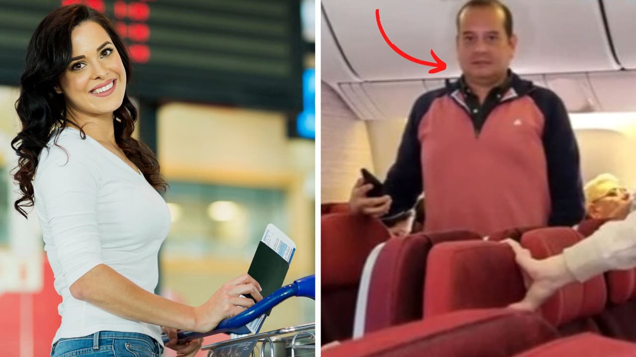 Se escapa sin permiso de su trabajo y se encuentra a su jefe en el avión: ¿La despidieron?