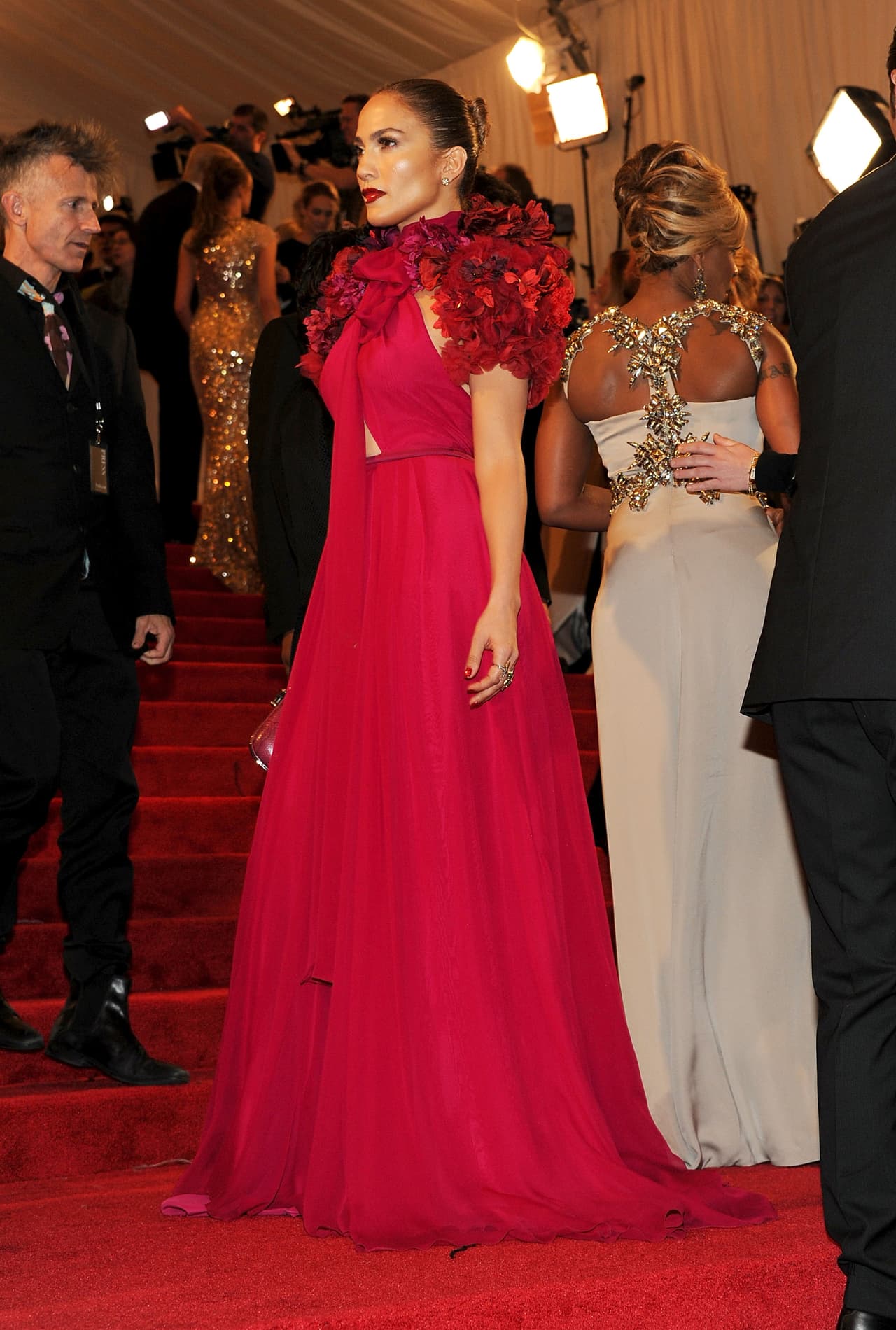 En 2011 la actriz y empresaria posó con un atuendo de un color más vivo.