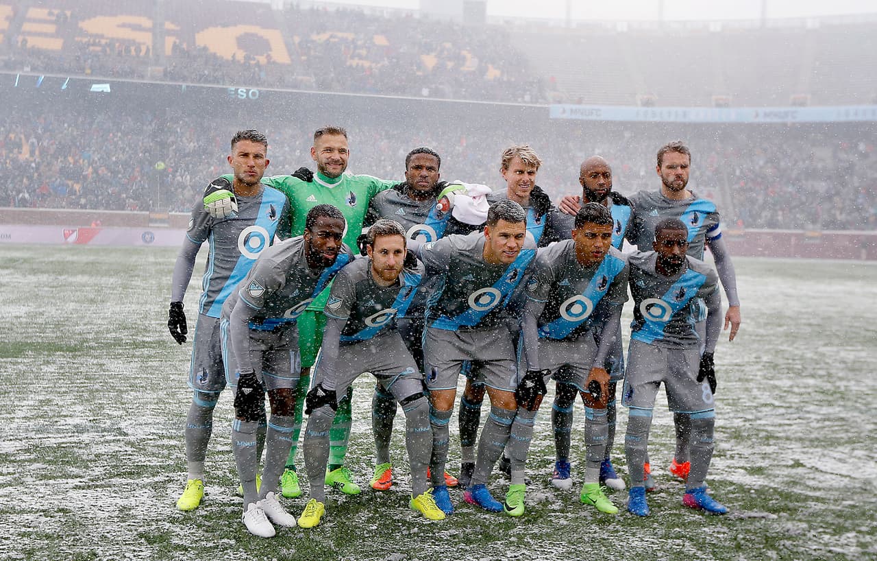Este fue el equipo que utilizó el inglés Adrian Heath, entrenador de Minnesota United: Alvbåge; Taylor, Calvo, Demidov, Thiesson; Warner; Ramírez, Schüller, Saeid, Molino; Venegas.