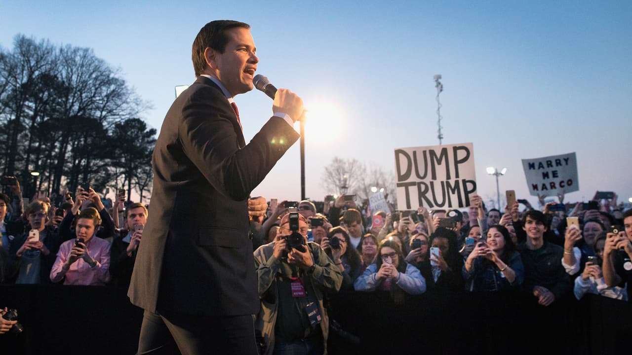 Rubio: "Trump tiene el peor bronceado"