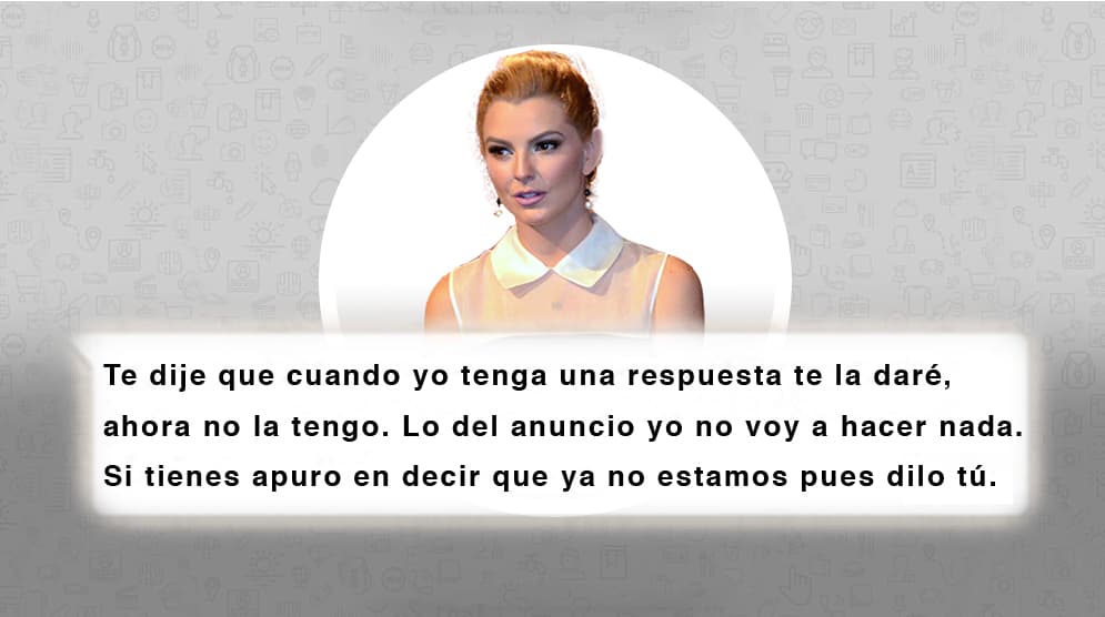 En el pleito de Marjorie de Sousa y Julián Gil han salido a la luz diferentes chats que muestran momentos decisivos de la separación. Esta conversación ocurrió el 13 de marzo de 2017 y muestra cómo acordaron el momento ideal para hacer el anuncio oficial de su separación.