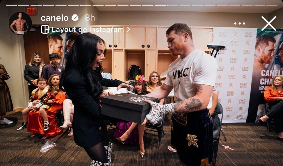 ¡Muy merecido! Canelo dio un regaló exclusivo a Danna Paola