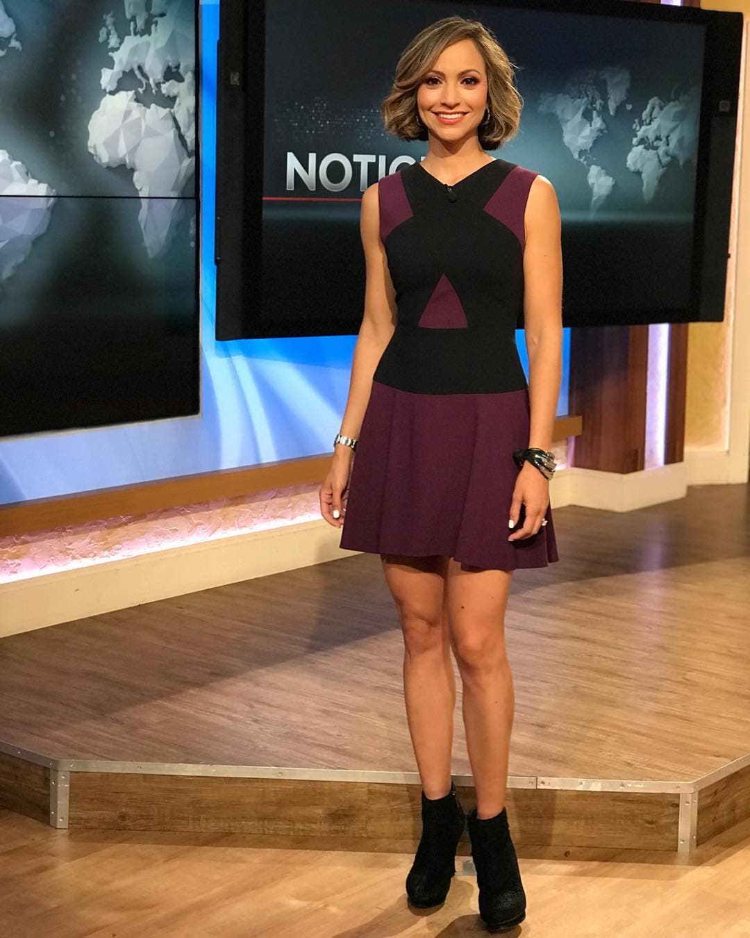 Aquí vemos como Satcha también es fan del color uva.