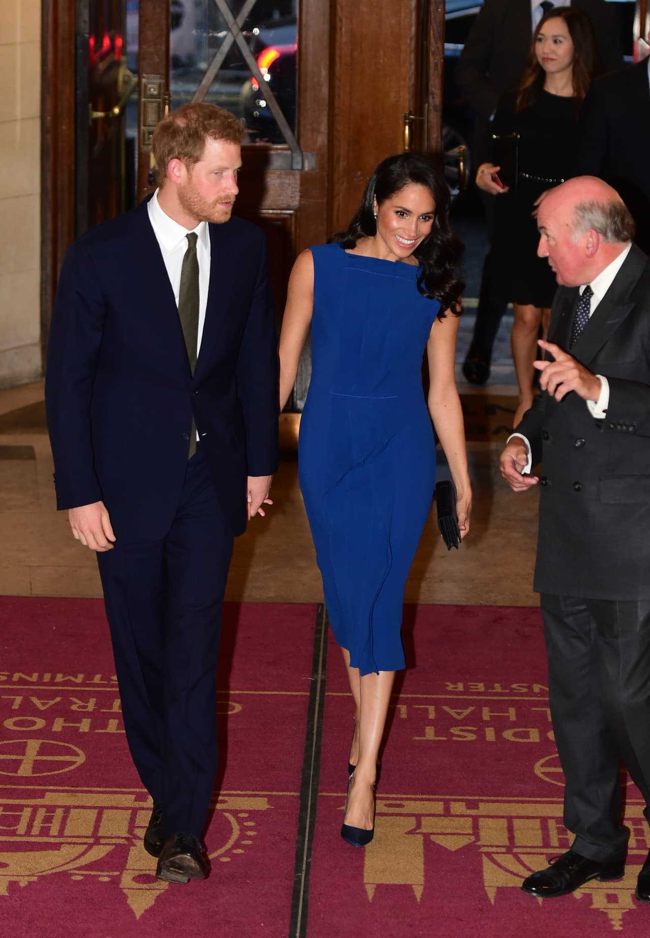 <b>6 de septiembre de 2018</b>
<br>
<br>Ambos 
<b><a href="https://www.univision.com/estilo-de-vida/moda/meghan-se-pone-un-vestido-que-levanta-rumores-de-un-embarazo-fotos" target="_blank">asistieron a la gala</a> </b>benéfica del concierto '100 días por la paz' en el Central Hall Westminster en Londres.