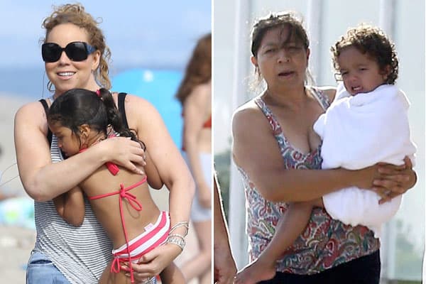 Mariah disfrutó de sus gemelos.