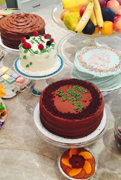 Así despertó la mañana del sábado: ¡con muchos 'cakes'!