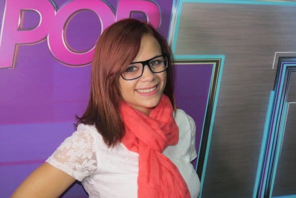 En backstage, tras una entrevista.