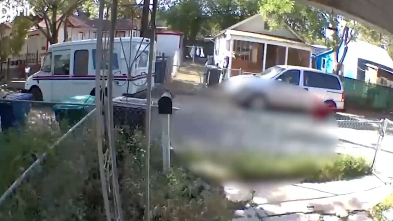 Camión del correo atropella y mata a un perrito en San Antonio; cámaras captan la tragedia