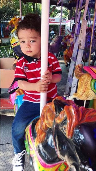 La actriz es quien maneja la cuenta en Instagram, donde comparte tiernos y divertidos momentos de su hijo, quien está por cumplir dos años el próximo mes de mayo. Diego tiene casi 300k seguidores en Instagram.