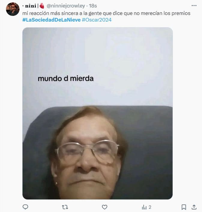 'La sociedad de la nieve' no ganó ningún premio Oscar