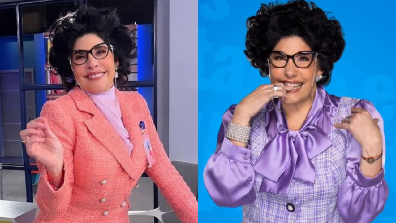 Así luce 'Tere la secretaria' en '¿Es neta, Eva?'.