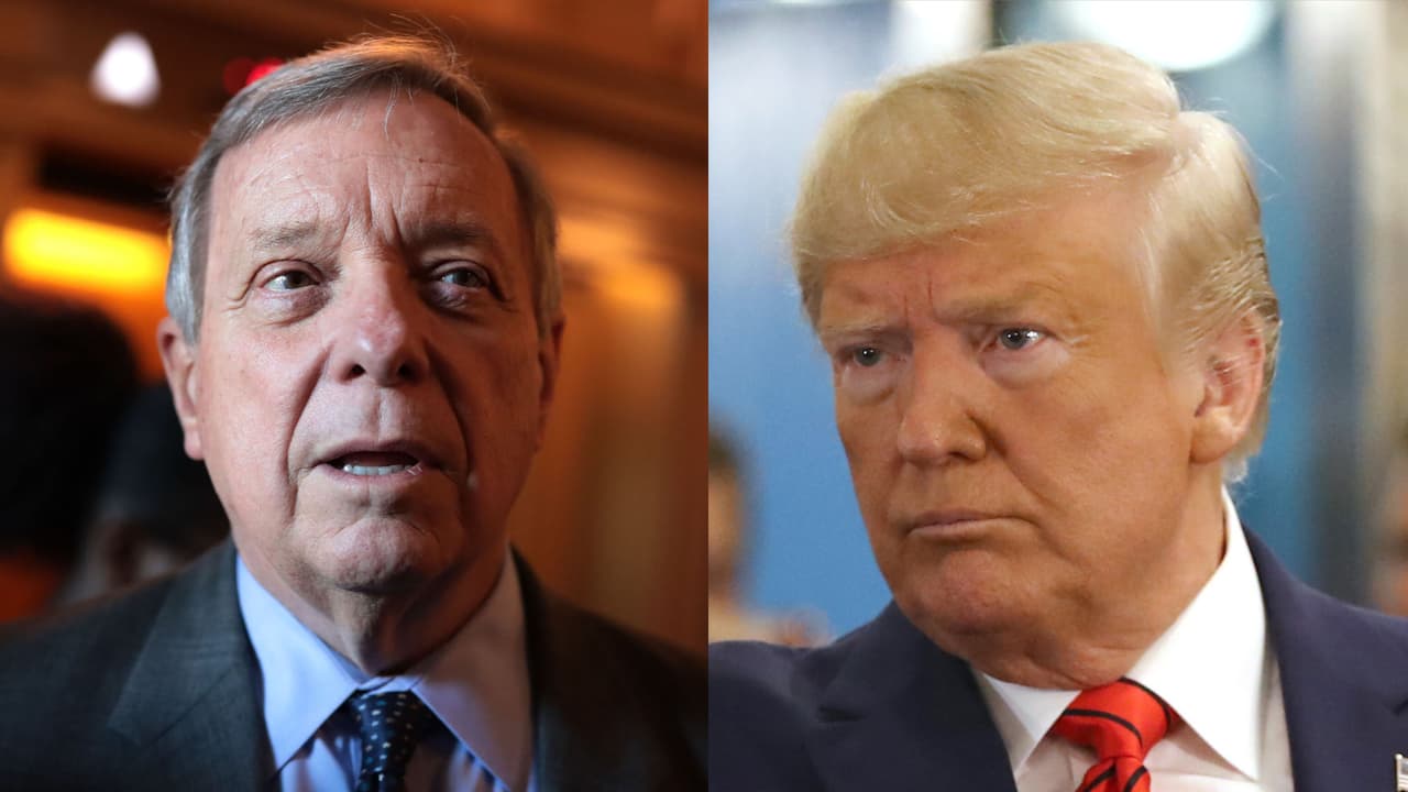 Dick Durbin, Senador de Illinois hace un llamado para iniciar un juicio político contra Donald Trump