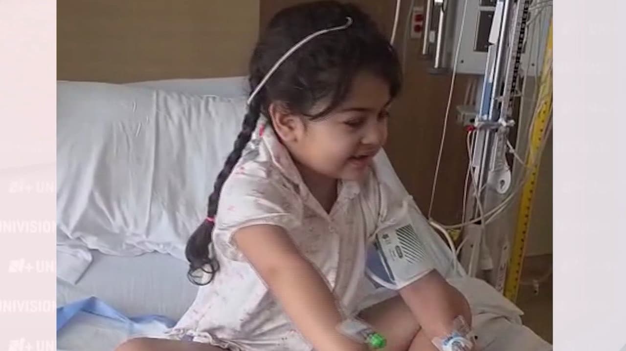 Pequeña de 5 años lucha contra un tumor cerebral; su familia pide apoyo