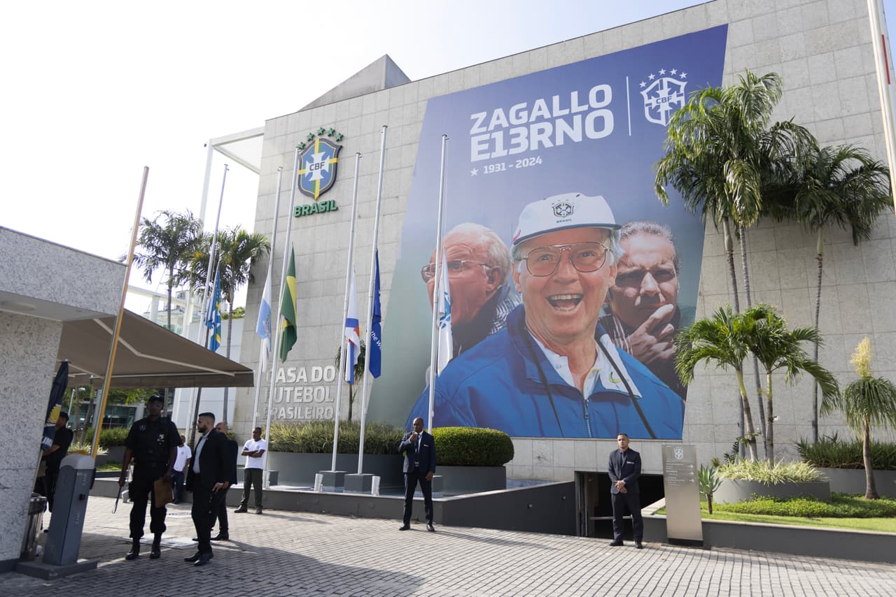 Brasil homenajeará a Mario Zagallo ante Inglaterra en partido amistoso en Wembley