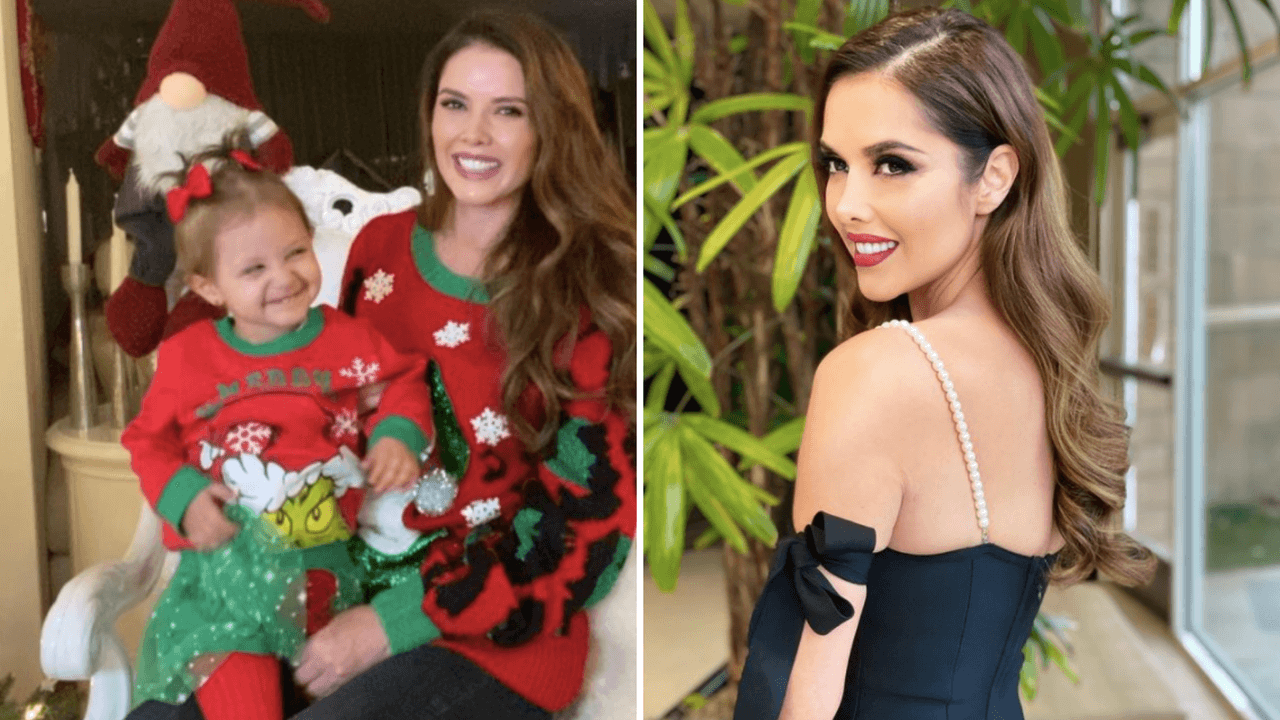 Marlene Favela compartió su gran decoración navideña: su hija le ayudó a poner el arbolito