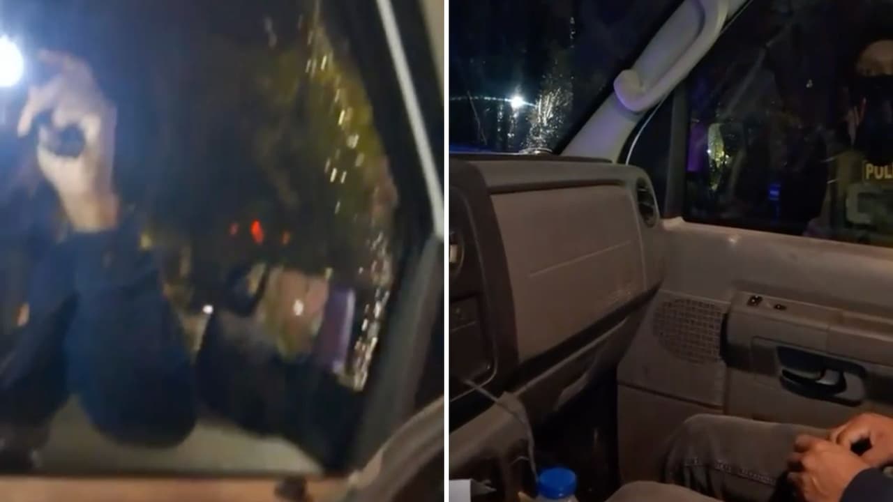 Tomas del video grabado por Torres.