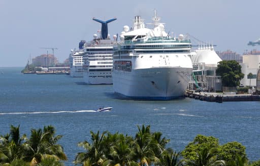Muere niña de 8 años tras caer del patio interior de un crucero en Miami