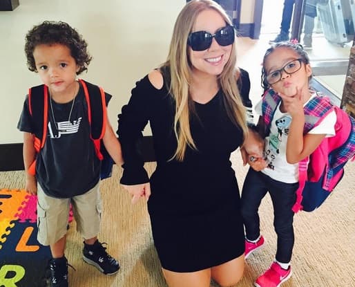 Lo más escandaloso de las fotografías es que la diva iba acompañada de sus dos hijos, Monroe y Moroccan.