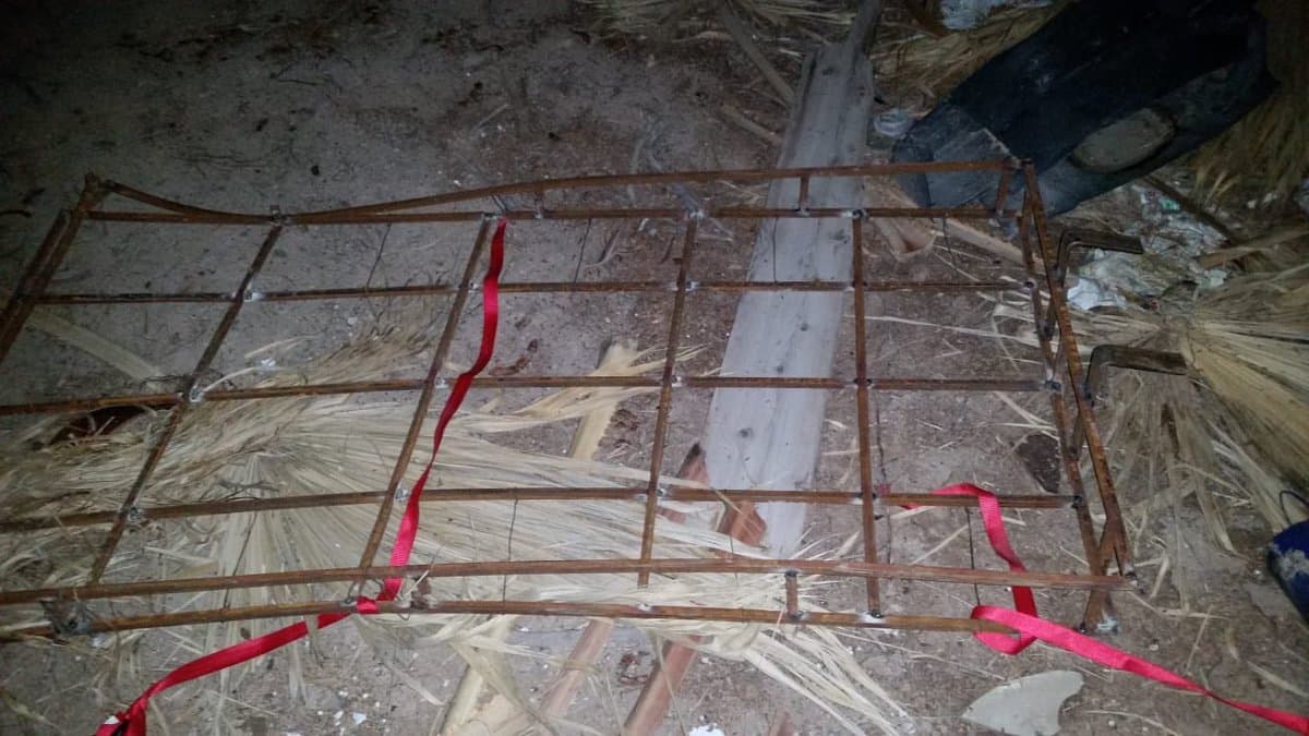 Este tipo de parrillas también las adhieren los narcos a estos artefactos para llevar la mayor cantidad posible de sustancias ilícitas.