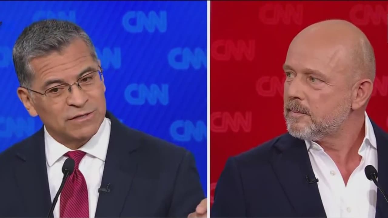 Tenso debate Becerra-Hilton rumbo a la gobernación de California