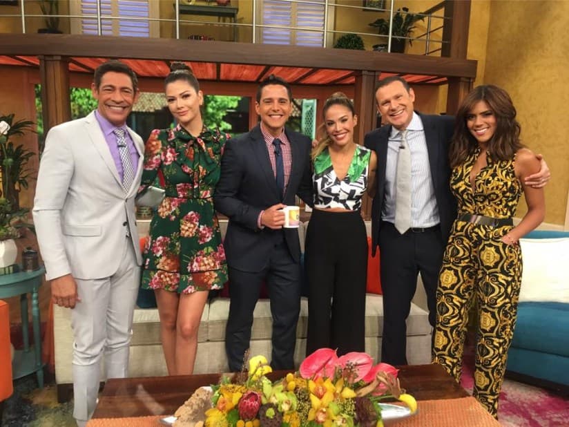 En la casita de Despierta América siempre hay derroche de sonrisas.